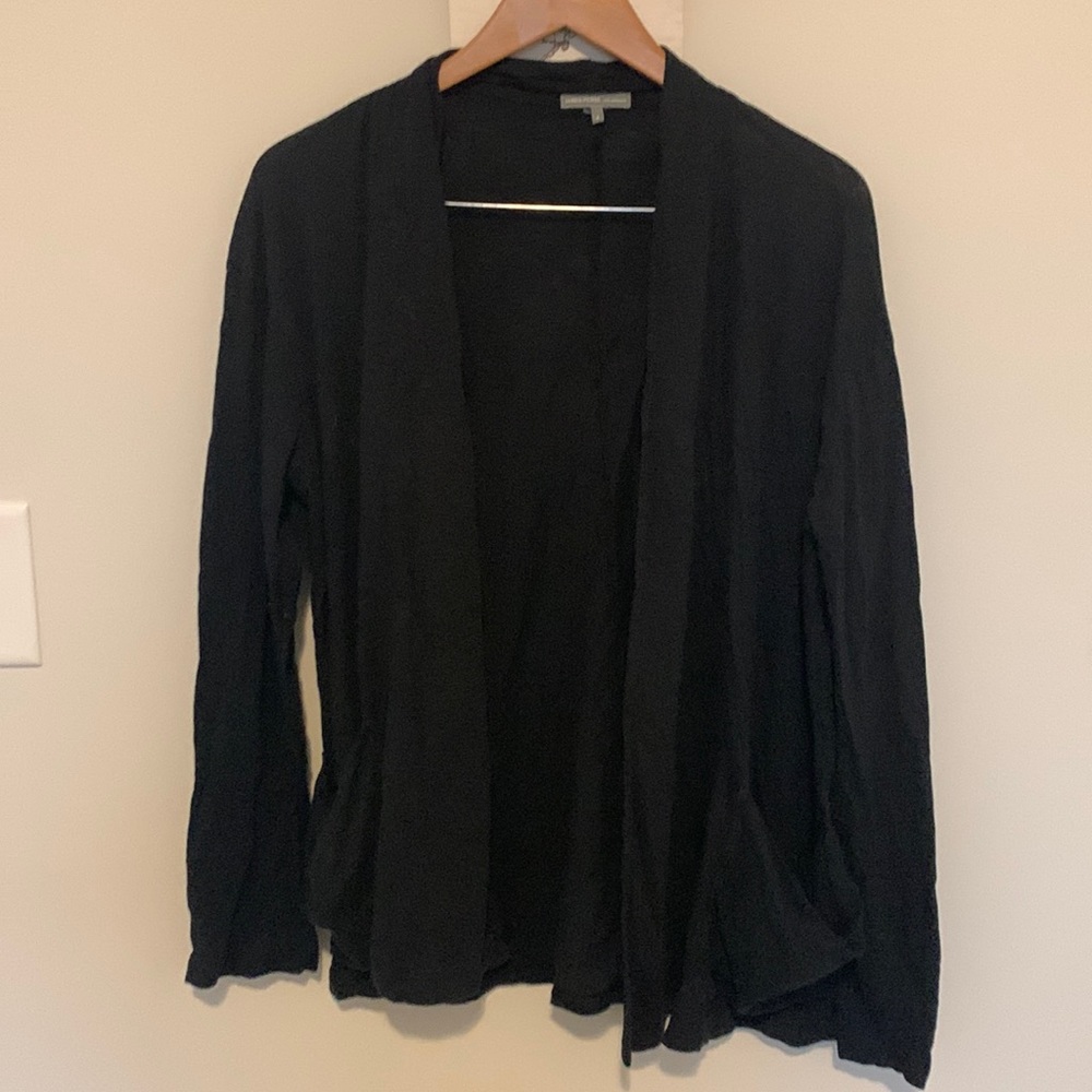 Long sleeve black size 4 cardigan from James Peres
